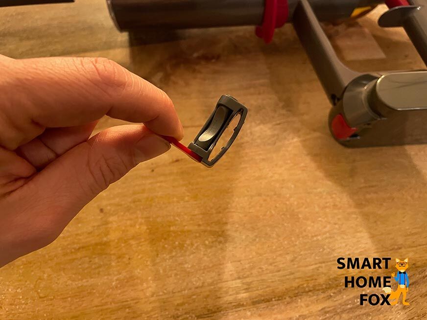 Die Feststellhilfe in der Nahaufnahme